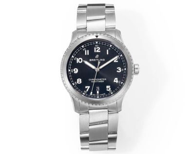 Breitling 2824 Epic Movement 41*10.74MM Premium Steel Bidirectional Rotating Bezel Black Watch